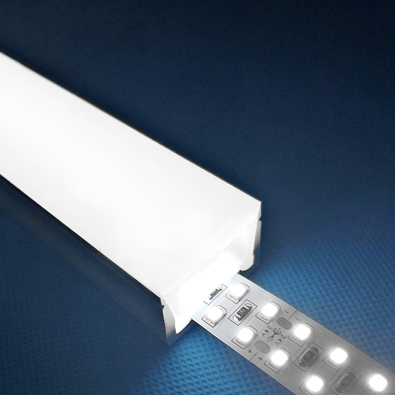 Silicone LED Strip Profile For 15mm Dual Row LED Strip - 30*20mm Top Emitting Silicone LED Strip Profile For 15mm Dual Row LED Strip - 30*20mm Top Emitting